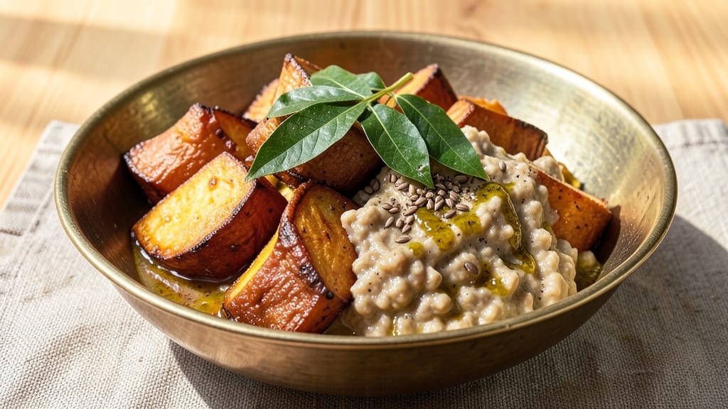 Sweet Potato Pulusu Recipe: South Indian Lentil Stew With Crispy Edges