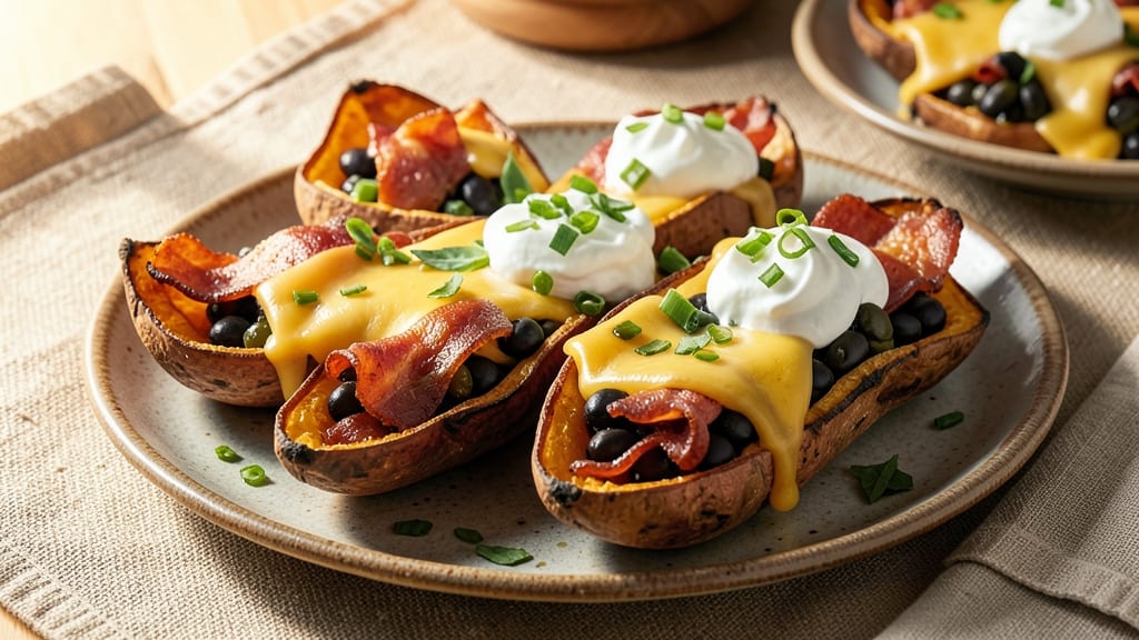 Stuffed Sweet Potato Skins Recipe: Smoky Bacon and Cheese Stuffing Magic